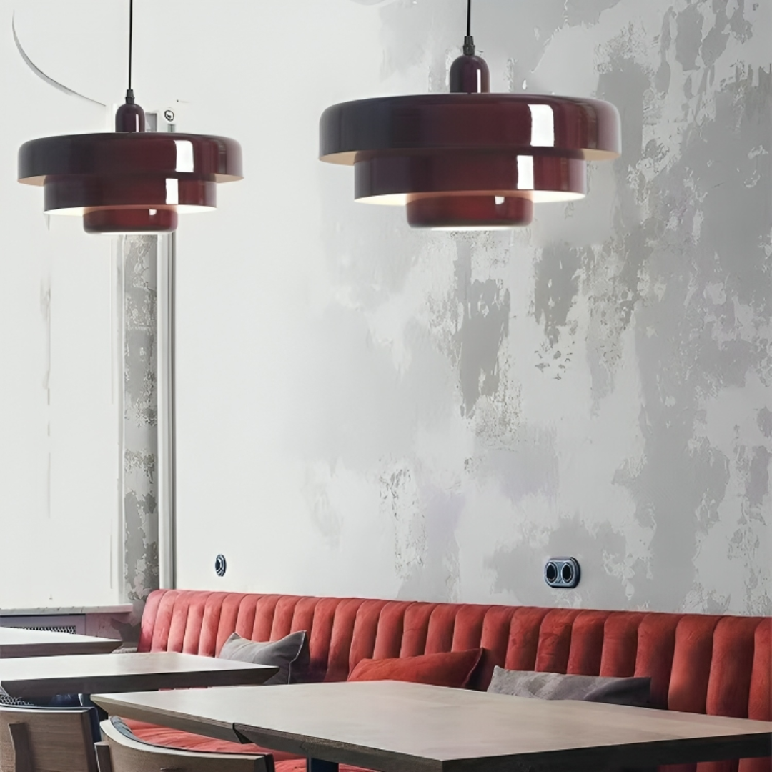 Variant image for Vintage LED Pendant Lamp with Elegant Design – 12W Glass Hanging Light for Kitchen and Dining Spaces-13