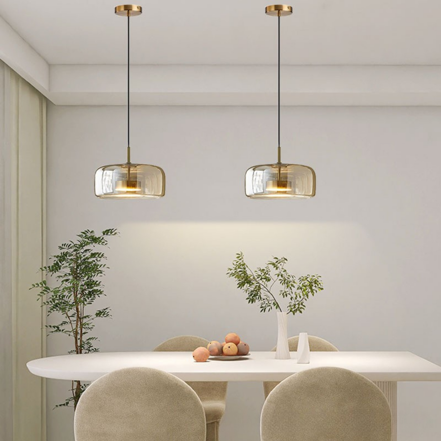 Elegant Modern Glass Pendant Light – Warm Kitchen Pendant Lighting for Stylish Home Decor 14