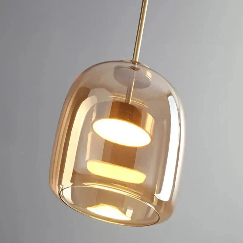 Elegant Modern Glass Pendant Light – Warm Kitchen Pendant Lighting for Stylish Home Decor 7