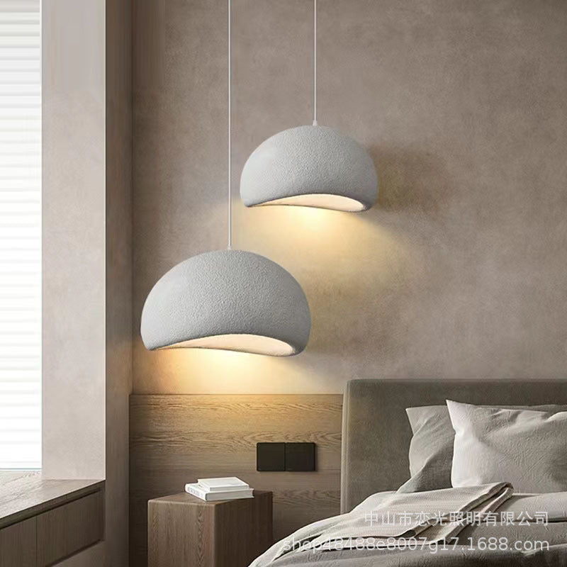 Japandi Style Resin Pendant Lamp – Adjustable Length Minimalist Ceiling Light Fixture for Modern Spaces 3
