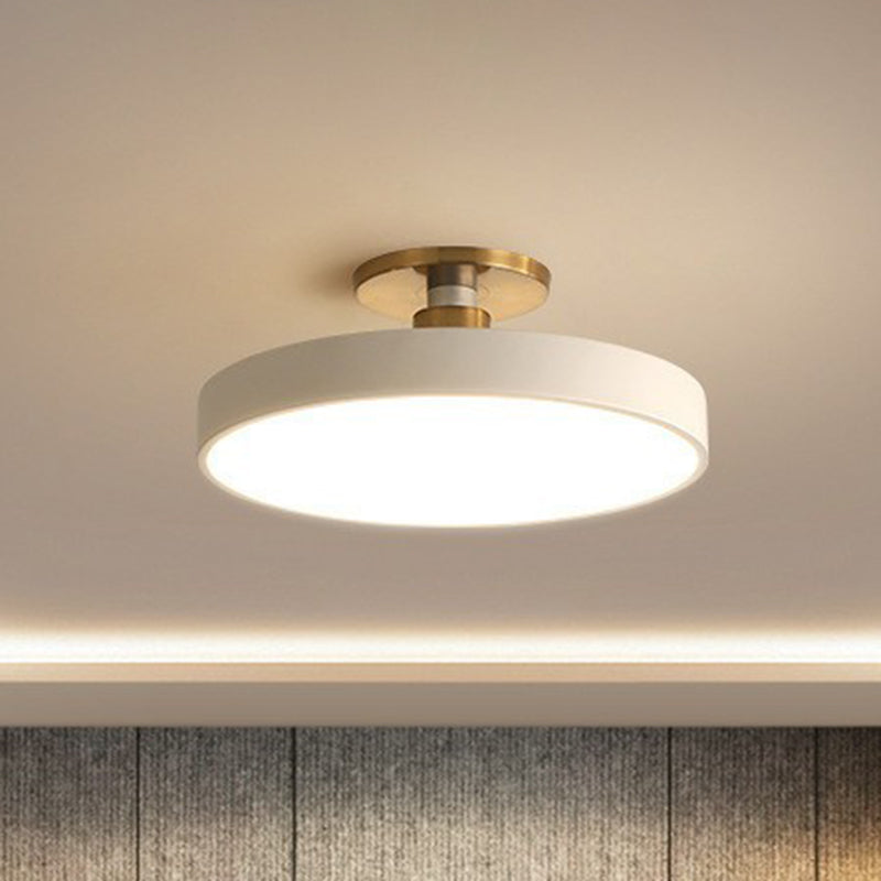 Minimalist LED Flush Mount Ceiling Light with Natural Wood Accents – Modern Ceiling Lamp for Home Lighting 7