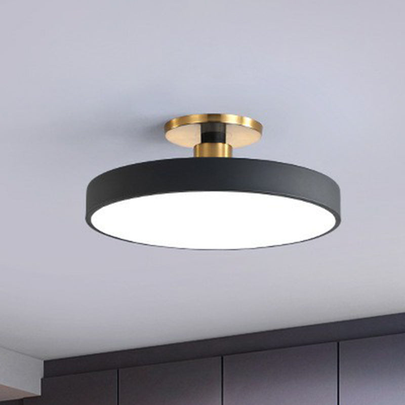 Minimalist LED Flush Mount Ceiling Light with Natural Wood Accents – Modern Ceiling Lamp for Home Lighting 8