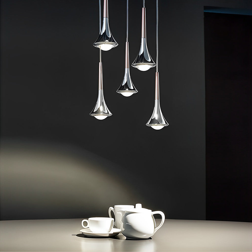 Modern Black Pendant Light – Scandinavian Drop Design with Warm LED for Kitchen and Living Room 4