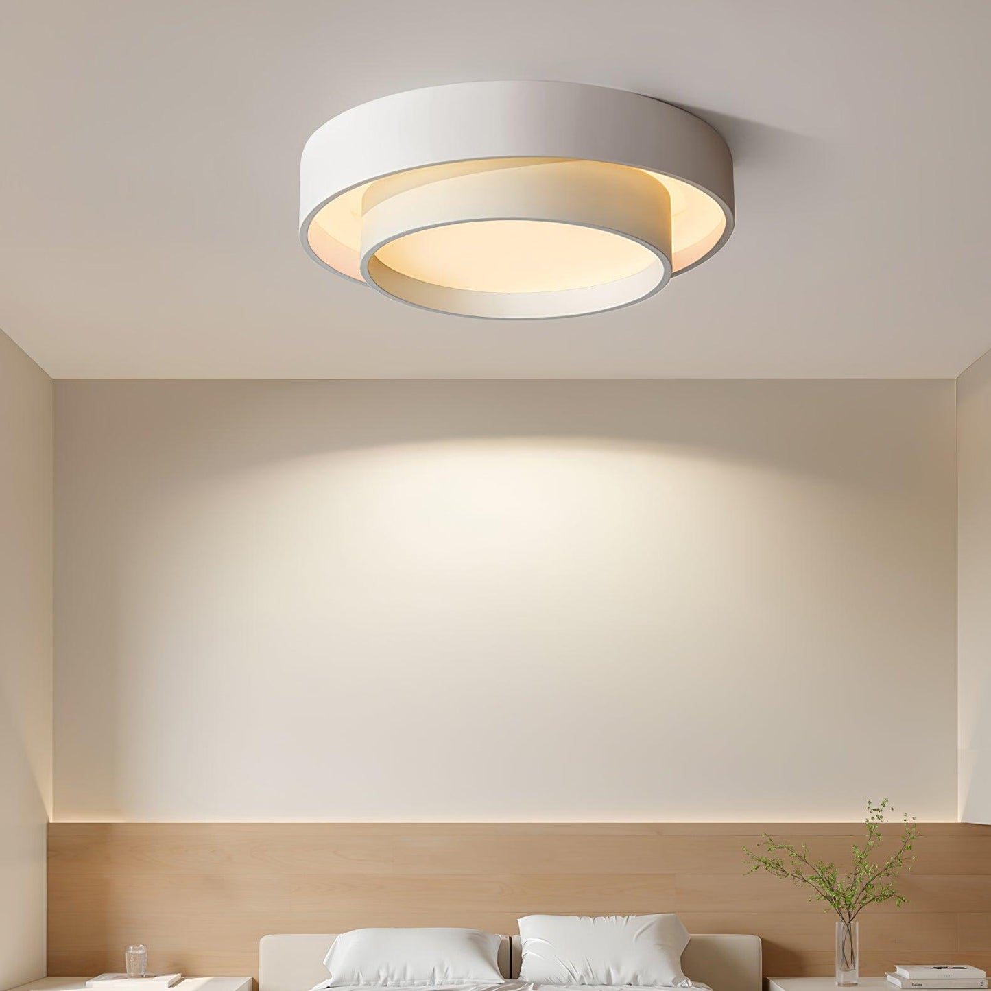 Modern Flush Mount Ceiling Light Fixture – Elegant LED Ceiling Lamp for Living Room, Bedroom, and Dining Room 2