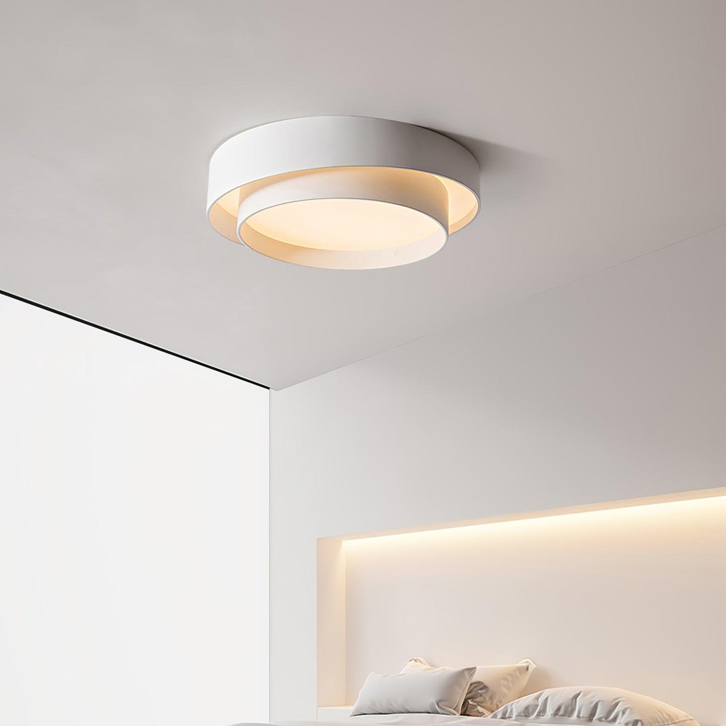 Modern Flush Mount Ceiling Light Fixture – Elegant LED Ceiling Lamp for Living Room, Bedroom, and Dining Room 3