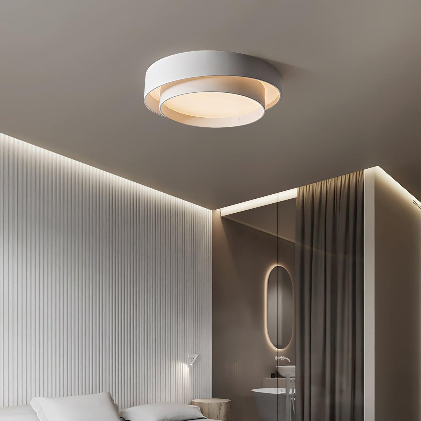 Modern Flush Mount Ceiling Light Fixture – Elegant LED Ceiling Lamp for Living Room, Bedroom, and Dining Room 5