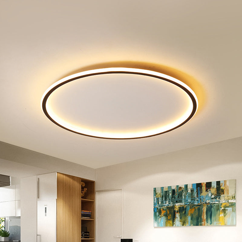 Modern LED Ceiling Light Fixture with Remote Control – Adjustable Brightness and Color Temperature for Home Illumination 0