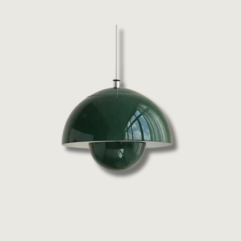 Modern Scandinavian Glass Pendant Light with LED – Warm White Finish for Kitchen and Living Room 6