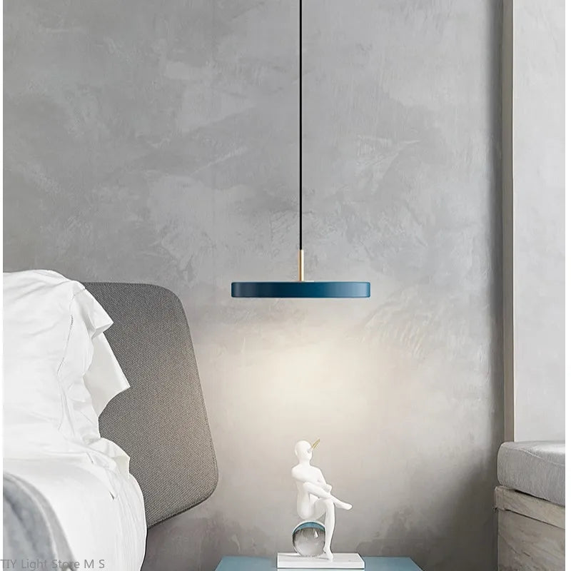 Scandinavian Black Pendant Light with Natural Wood and Metal Design – Minimalist Kitchen Pendant Lighting Fixture 3