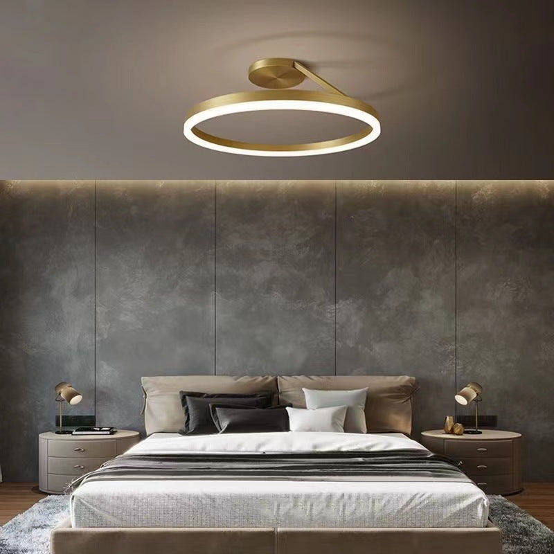 Scandinavian LED Ceiling Lamp - Modern Flush Mount Ceiling Light Fixture for Cozy Interiors, Energy-Efficient Design 1