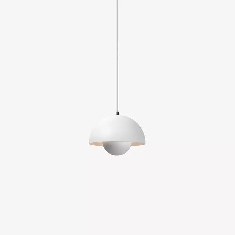 Scandinavian Semi-Circular Pendant Lamp in Pastel Colors – Modern Ceiling Light Fixture for Cozy Ambiance 13