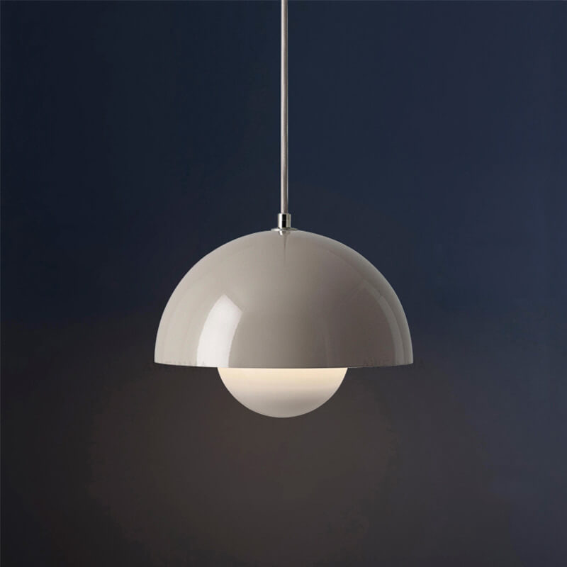 Scandinavian Semi-Circular Pendant Lamp in Pastel Colors – Modern Ceiling Light Fixture for Cozy Ambiance 6