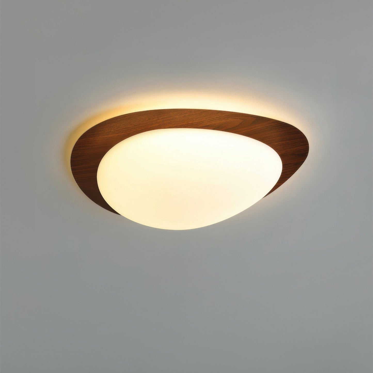 Scandinavian Wood LED Ceiling Light Fixture – Natural Design for Cozy Home Decor, Warm Glare-Free Lighting 8