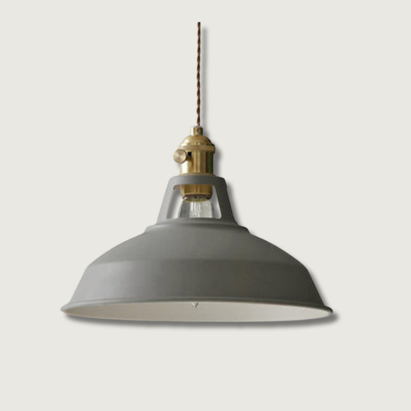 Vintage Industrial Black Pendant Light - Hanging Lamp for Kitchen and Dining Spaces, Durable Metal Design 1