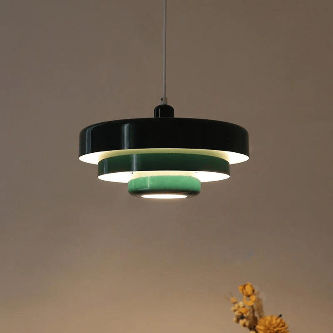 Vintage LED Pendant Lamp with Elegant Design – 12W Glass Hanging Light for Kitchen and Dining Spaces 1