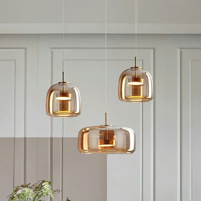 Elegant Modern Glass Pendant Light – Warm Kitchen Pendant Lighting for Stylish Home Decor 2