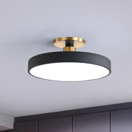 Minimalist LED Flush Mount Ceiling Light with Natural Wood Accents – Modern Ceiling Lamp for Home Lighting 8