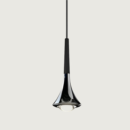 Modern Black Pendant Light – Scandinavian Drop Design with Warm LED for Kitchen and Living Room 0