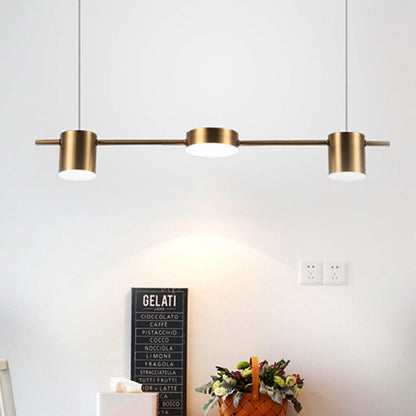 Modern Black Pendant Light for Kitchen Island - Adjustable 3, 5, or 6 Bulb Options in Elegant Aluminum Design 2