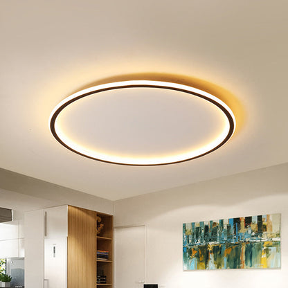 Modern LED Ceiling Light Fixture with Remote Control – Adjustable Brightness and Color Temperature for Home Illumination 0
