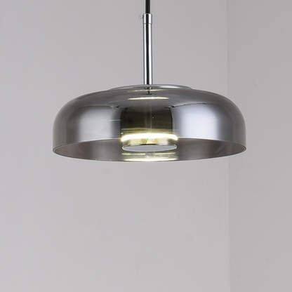 Modern LED Pendant Light, Adjustable Height Glass Hanging Light for Kitchen and Home Interiors, Minimalist Design 8