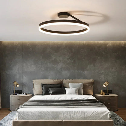 Scandinavian LED Ceiling Lamp - Modern Flush Mount Ceiling Light Fixture for Cozy Interiors, Energy-Efficient Design 2