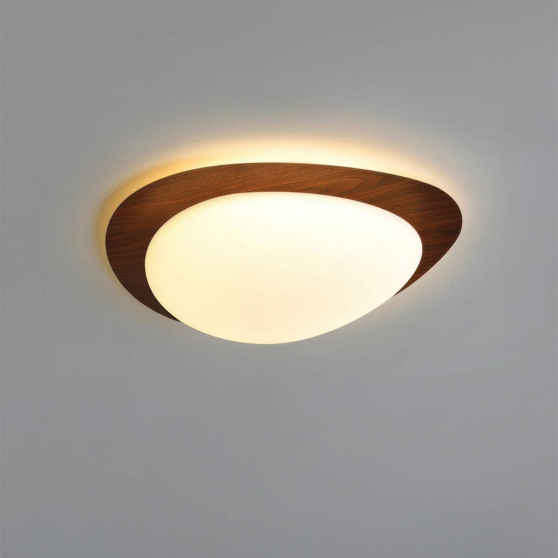 Scandinavian Wood LED Ceiling Light Fixture – Natural Design for Cozy Home Decor, Warm Glare-Free Lighting 8
